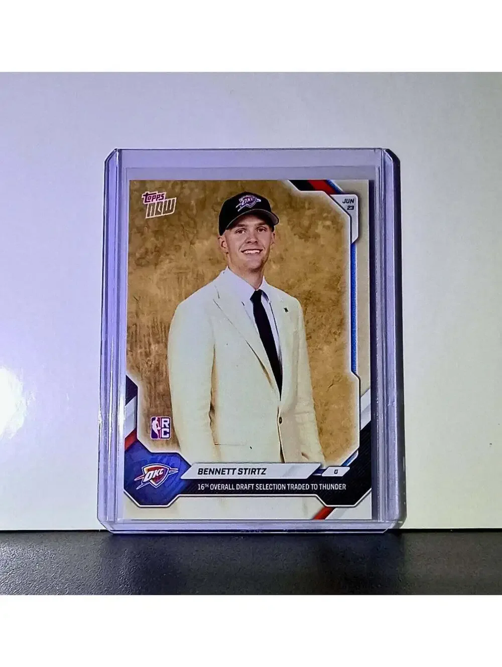 Bennett Stirtz Rookie 2026-27 Topps NBA Draft #BSTI Card OC Thunder